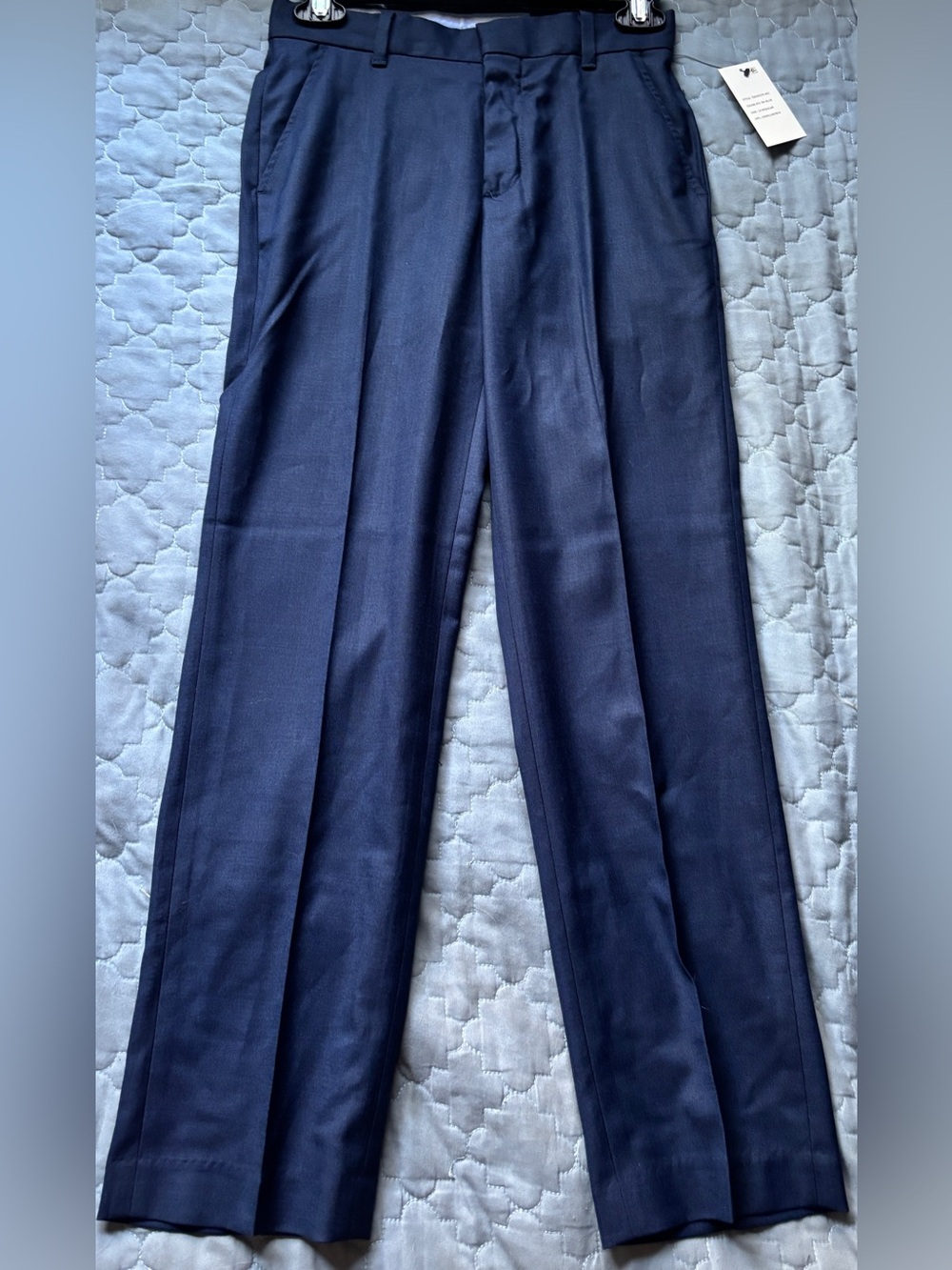 Tommy Hilfiger 401 Dark Blue The Flex Big Kids Dress Pants Size 12 New With Tags